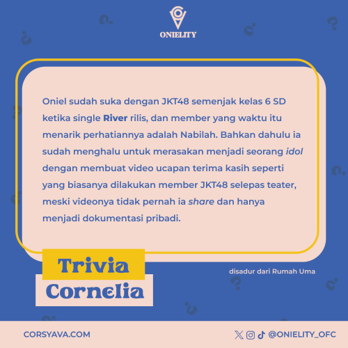 Trivia Cornelia idol