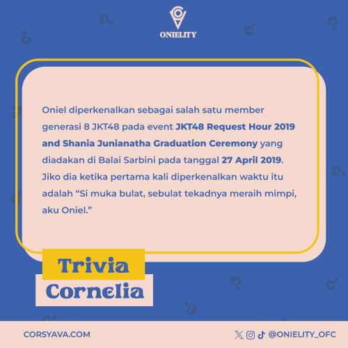 Trivia Cornelia perkenalan